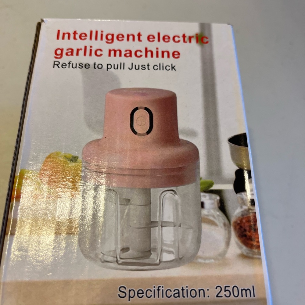 Intelligent Electric Garlic Machine - Pink